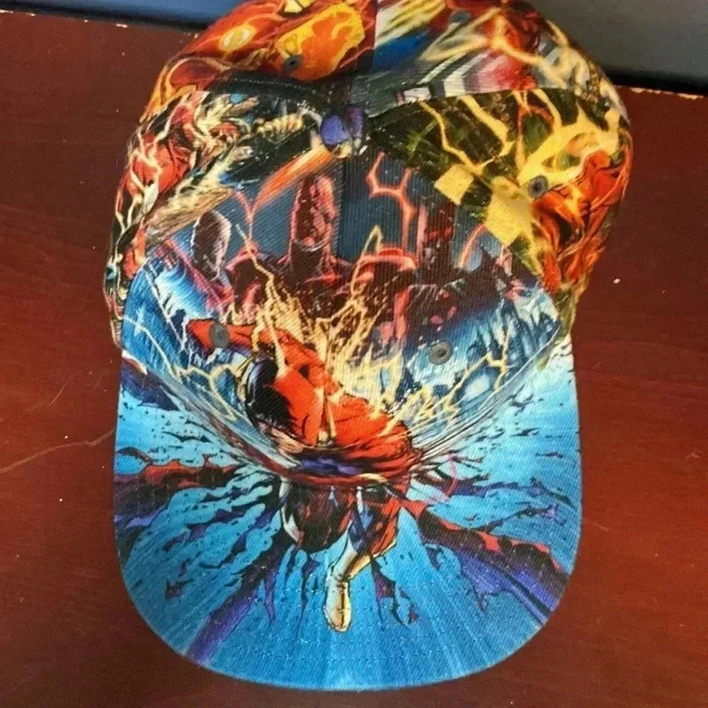 BIOWORLD MARVEL FLASH TRUCKER HAT ONE SIZE FITS MOST NEW/ NEW CONDITION … - Picture 4 of 13